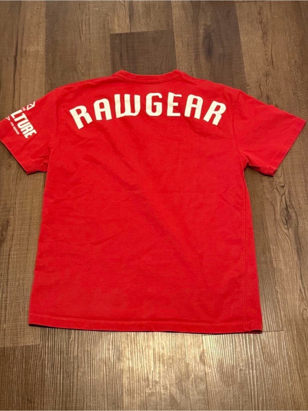 Rawgear Men's Red Short-Sleeve Logo Tee